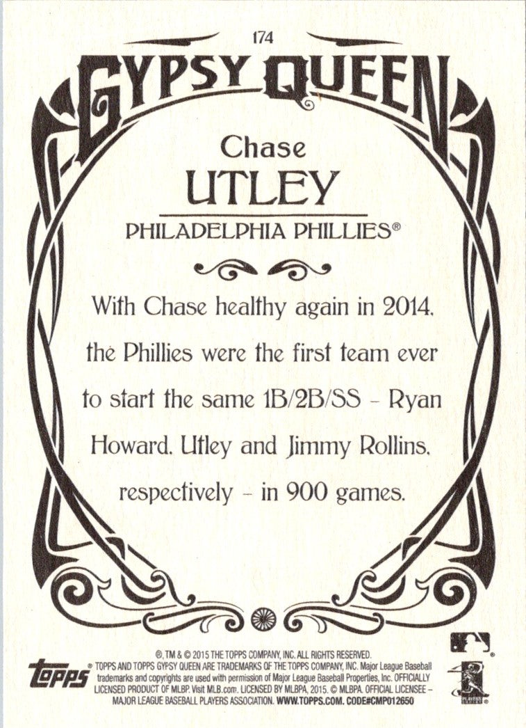 2015 Topps Gypsy Queen Chase Utley