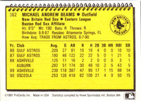 1991 ProCards Mike Beams #362