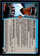 2001 Bowman Draft Picks & Prospects Brad Hennessey