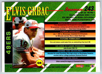 1993 Bowman Football Elvis Grbac #243