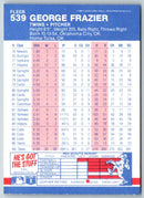 1987 Fleer George Frazier