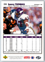 1995 Collector's Choice Henry Thomas #210