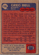 1985 Topps Greg Bell