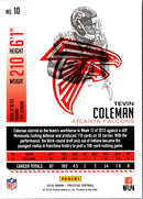 2016 Panini Prestige Tevin Coleman