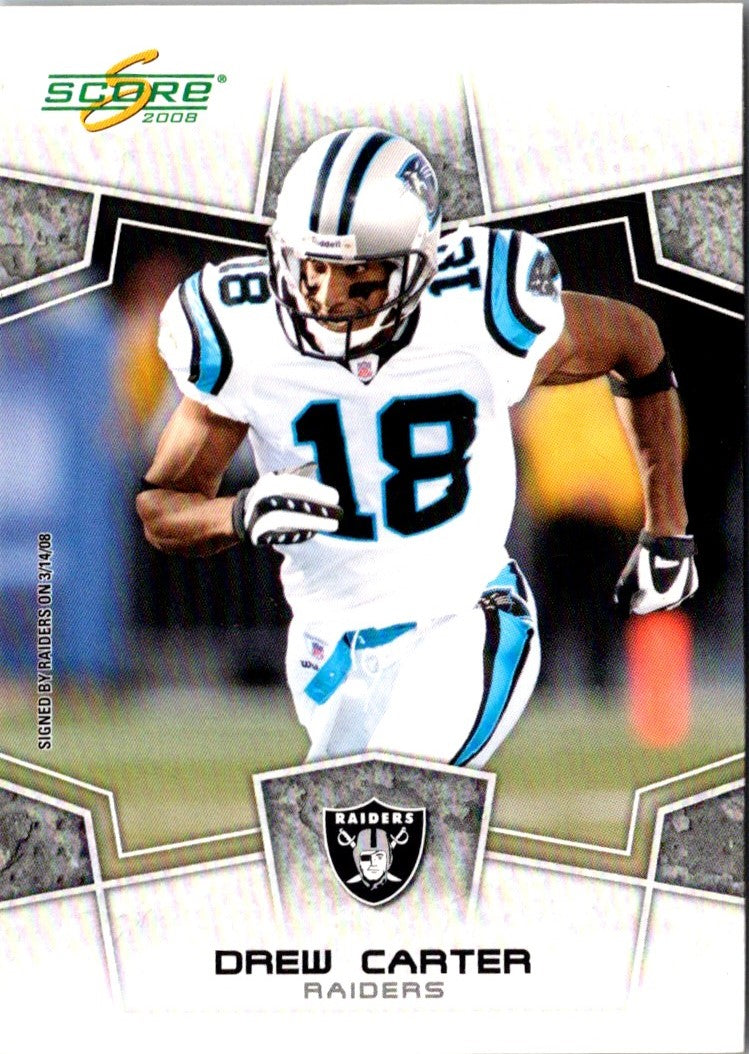 2008 Score Drew Carter