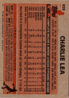 1983 Topps Charlie Lea #629