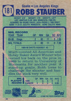 1990 Topps Robb Stauber #181 Rookie
