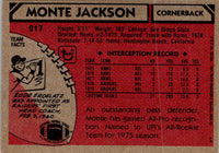 1980 Topps Monte Jackson #217 NM-MT