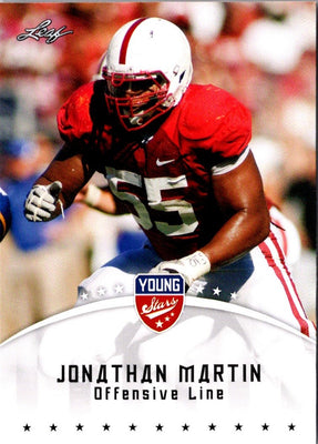 2012 Leaf Young Stars Jonathan Martin #46