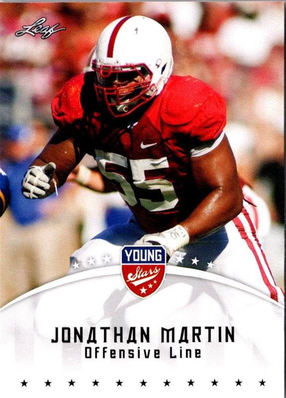 2012 Leaf Young Stars Jonathan Martin #46