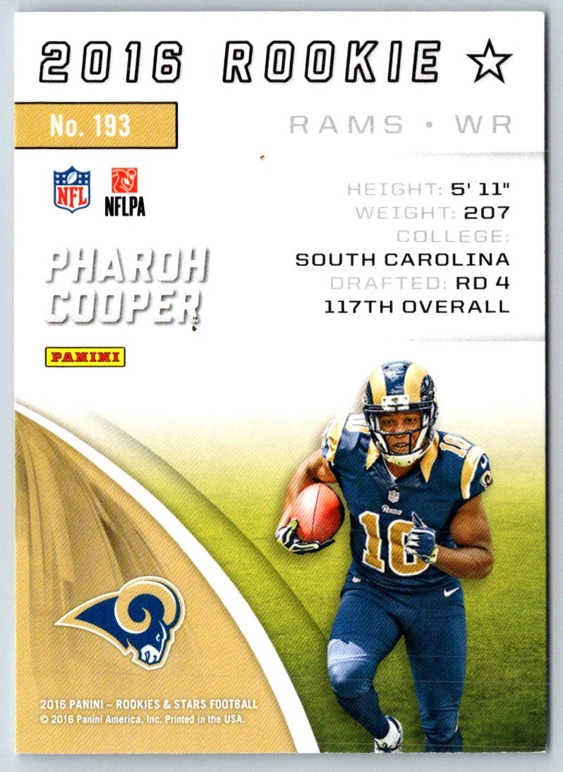 2016 Panini Rookies & Stars Pharoh Cooper