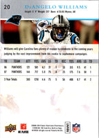 2008 Upper Deck First Edition DeAngelo Williams #20