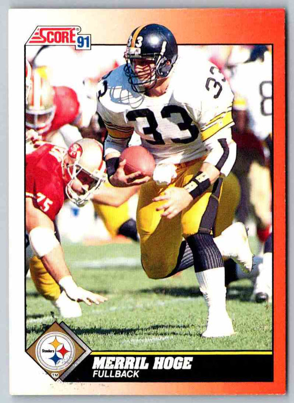 1991 Score Merril Hoge #355
