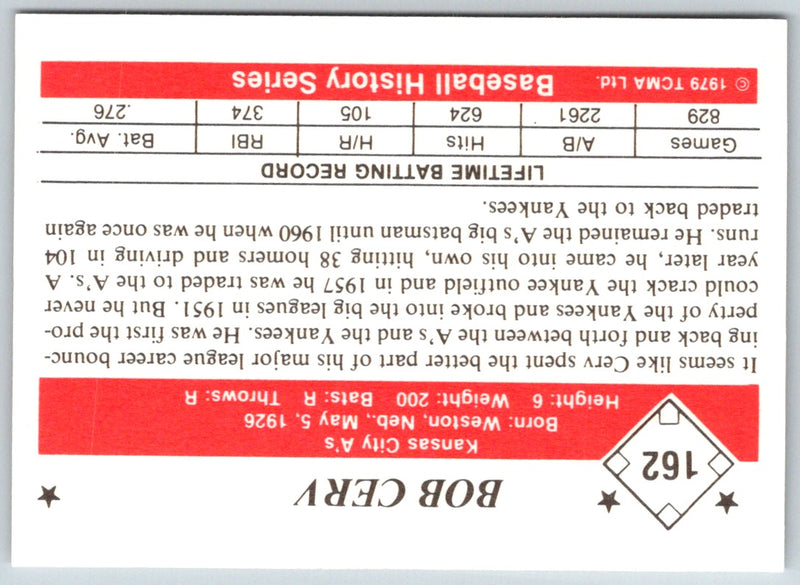 1979 TCMA 50's Bob Cerv