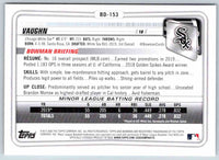 2020 Bowman Andrew Vaughn #BD-153