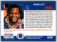 1990 Proset Ronnie Lott #400