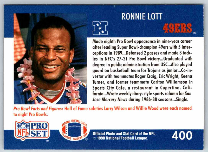 1990 Proset Ronnie Lott