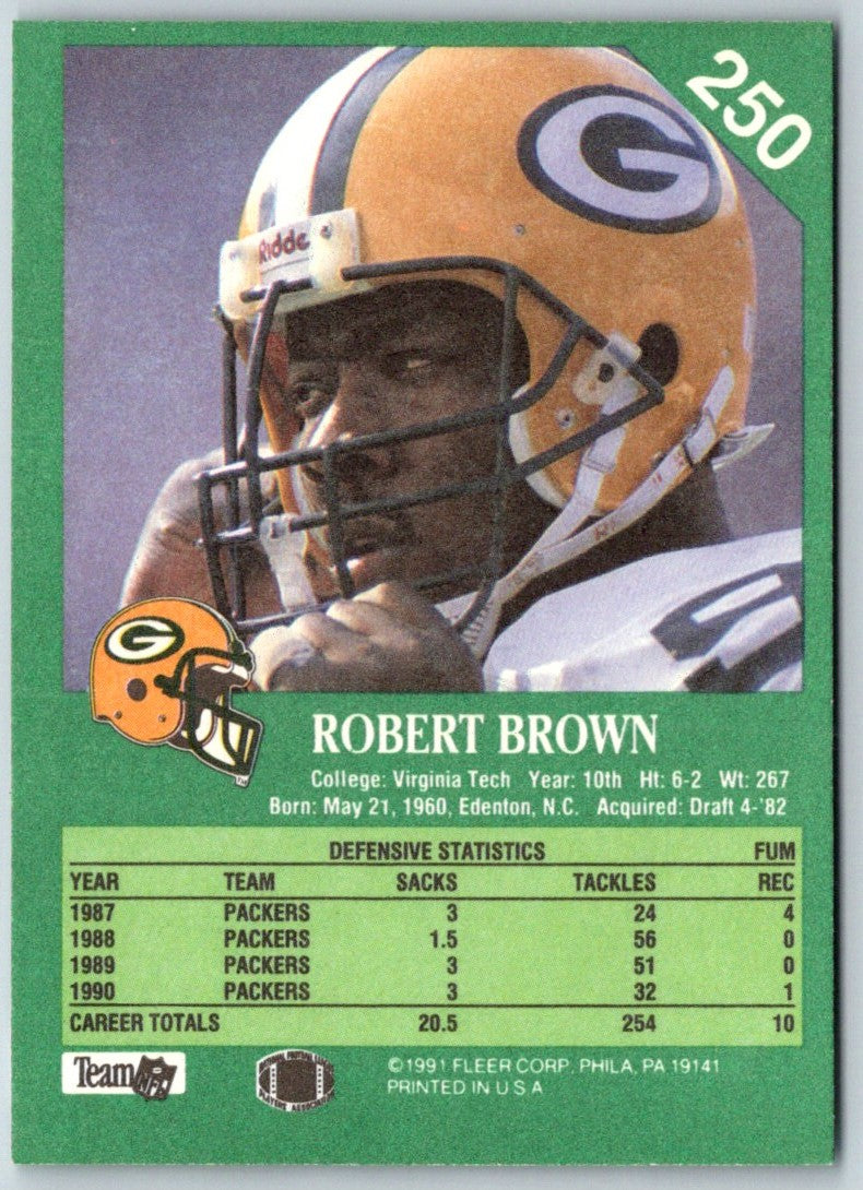 1991 Fleer Robert Brown