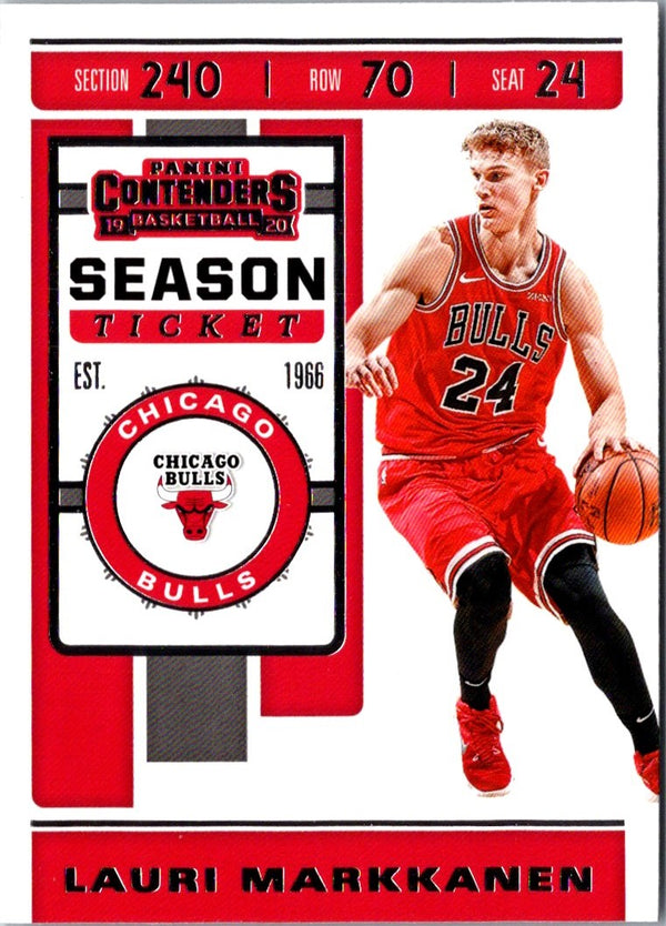 2019 Panini Contenders Lauri Markkanen #69