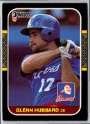 1986 Donruss Glenn Hubbard
