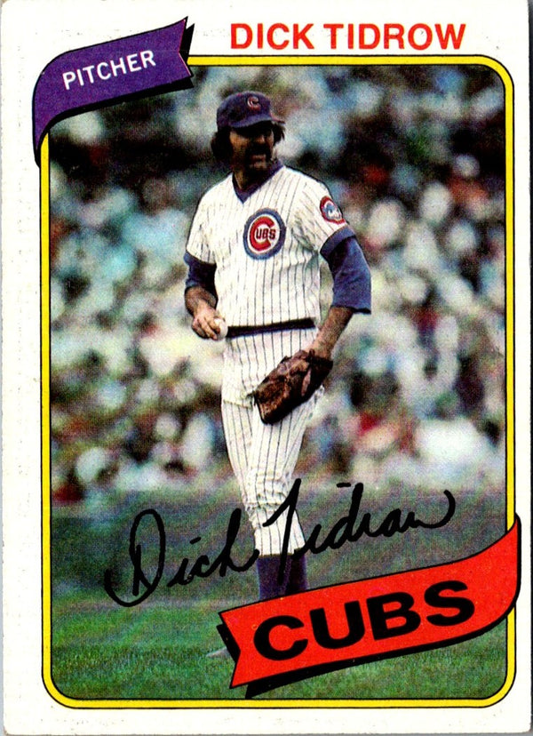 1980 Topps Dick Tidrow #594