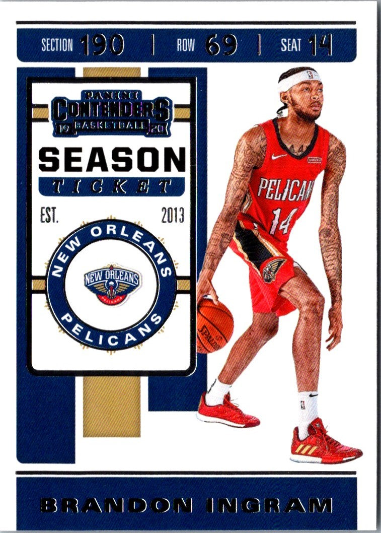 2019 Panini Contenders Brandon Ingram