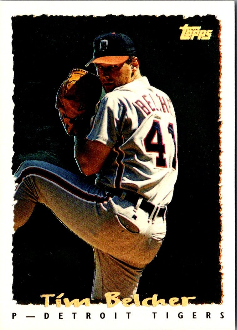 1995 Topps CyberStats (Spectralight) Tim Belcher