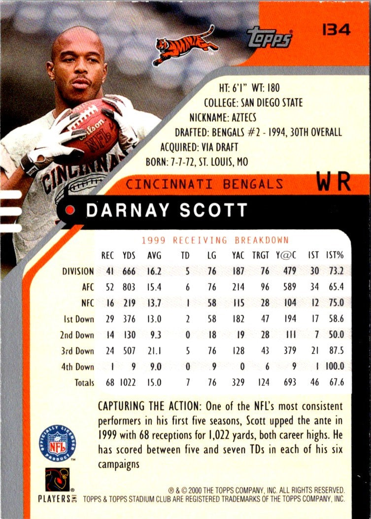 2000 Stadium Club Darnay Scott