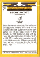 1987 Donruss Super Diamond Kings Brook Jacoby