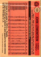 1981 O-Pee-Chee John Lowenstein #199