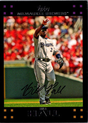 2007 Topps Bill Hall #154