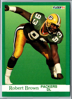 1991 Fleer Robert Brown #250