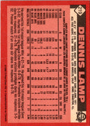 1986 O-Pee-Chee Dennis Lamp