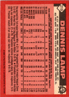 1986 O-Pee-Chee Dennis Lamp #219