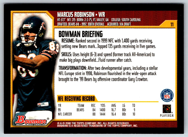 2000 Bowman Marcus Robinson