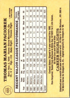 1985 Donruss Tom Paciorek #488