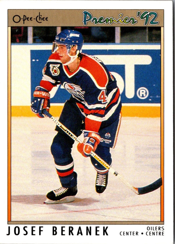 1991 O-Pee-Chee Premier Josef Beranek #149 Rookie