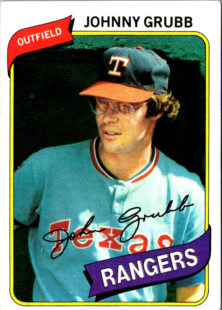 1980 Topps Johnny Grubb