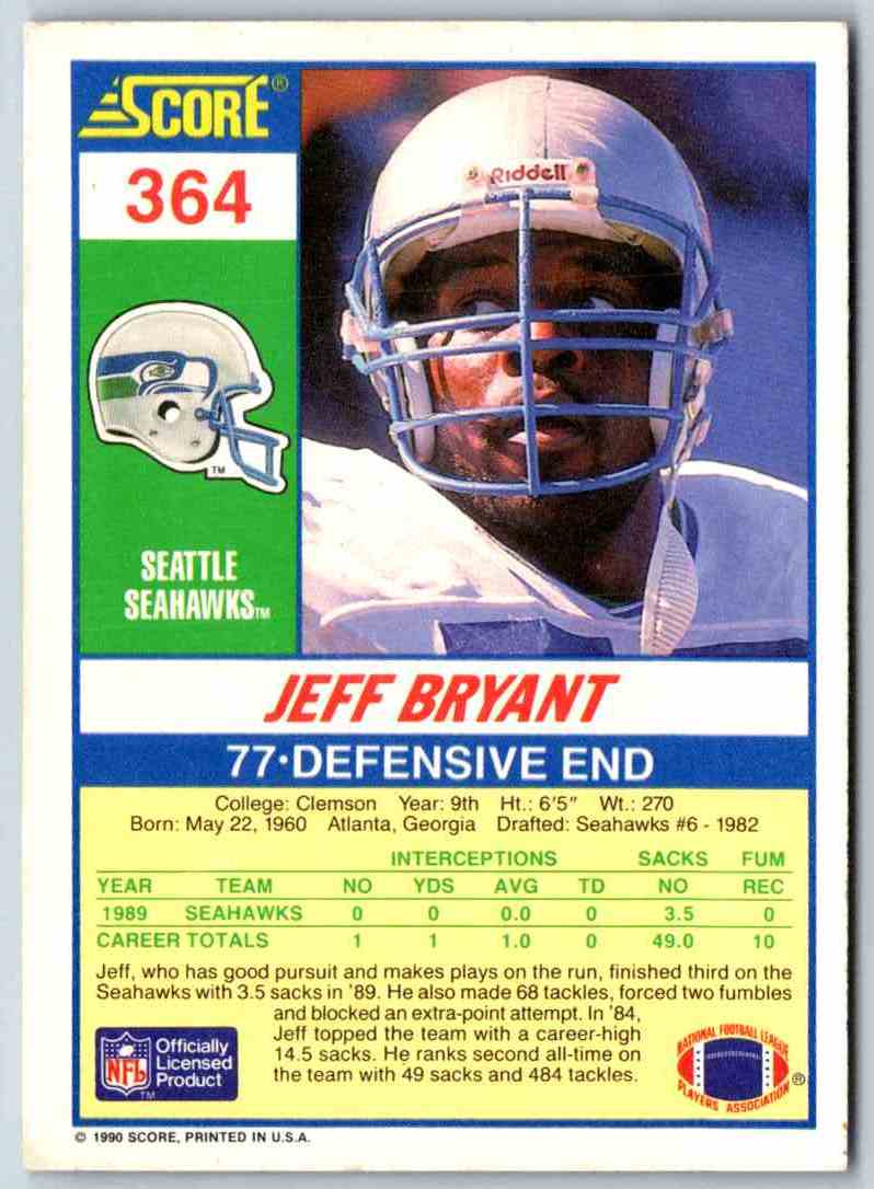 1990 Score Jeff Bryant