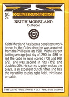 1987 Donruss Super Diamond Kings Keith Moreland #24