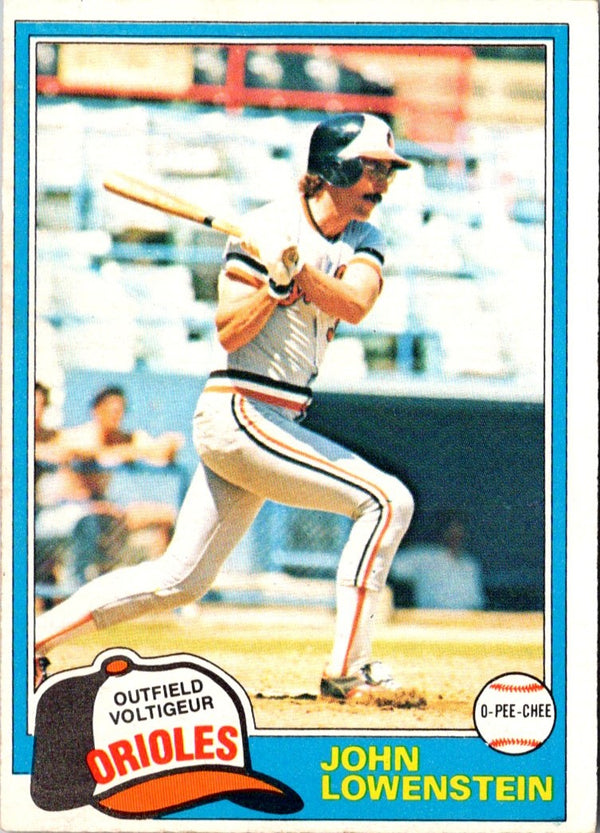 1981 O-Pee-Chee John Lowenstein #199