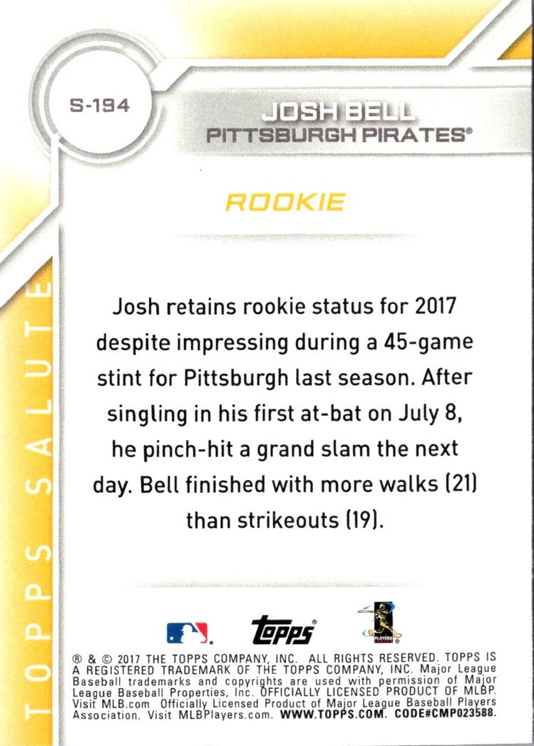 2017 Topps Josh Bell