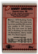 1990 Topps Barry Sanders