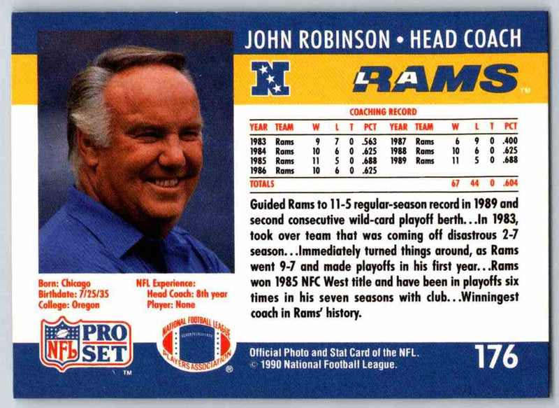 1990 Pro Set John Robinson