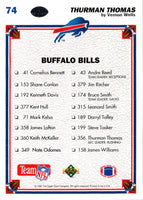 1991 Upper Deck Thurman Thomas #74