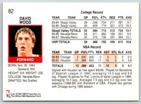 1991 Hoops David Wood #82 Rookie