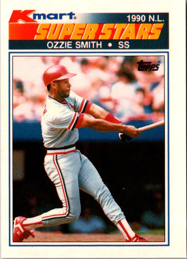 1990 Topps Kmart Super Stars Ozzie Smith #4