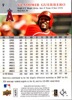2008 Upper Deck Vladimir Guerrero #9