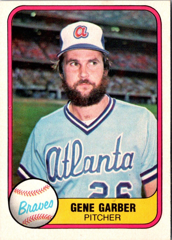 1981 Fleer Gene Garber #249