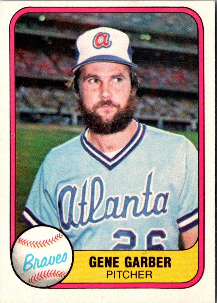 1981 Fleer Gene Garber